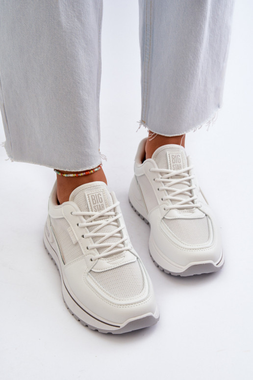 À modalo de tênis Feminino Big Star NN274A089 cor branca