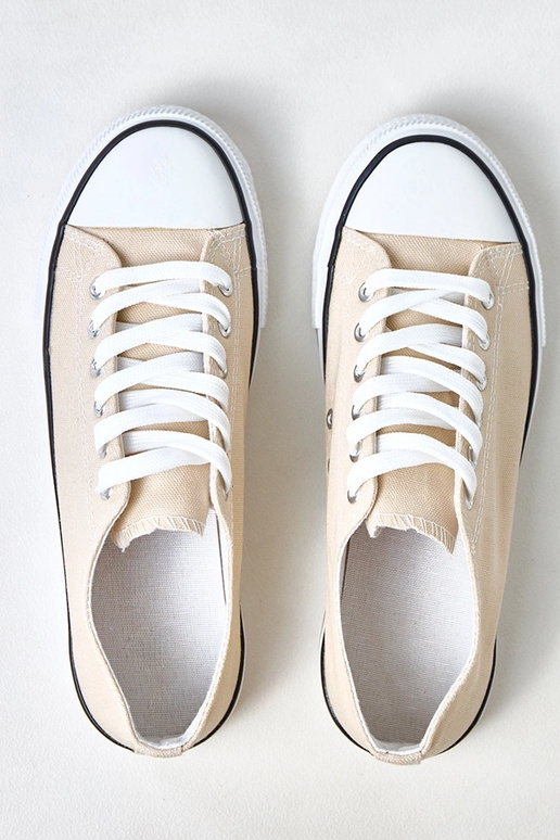 Tênis femininos clássicos cor areia... Tênis femininos clássicos cor areia...