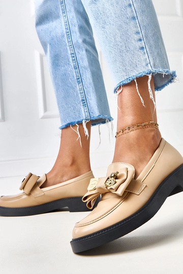 Mocassins cor areia com... 2