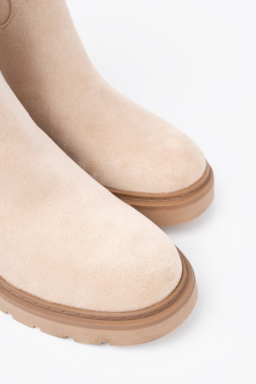 NoParaoczesne brilhantementebege sapato o prostym fasonie