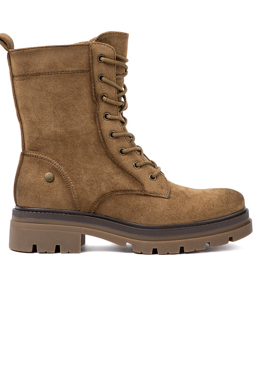 À modalo clássico de camurça botas de montaria altas Para odcieniu brązu