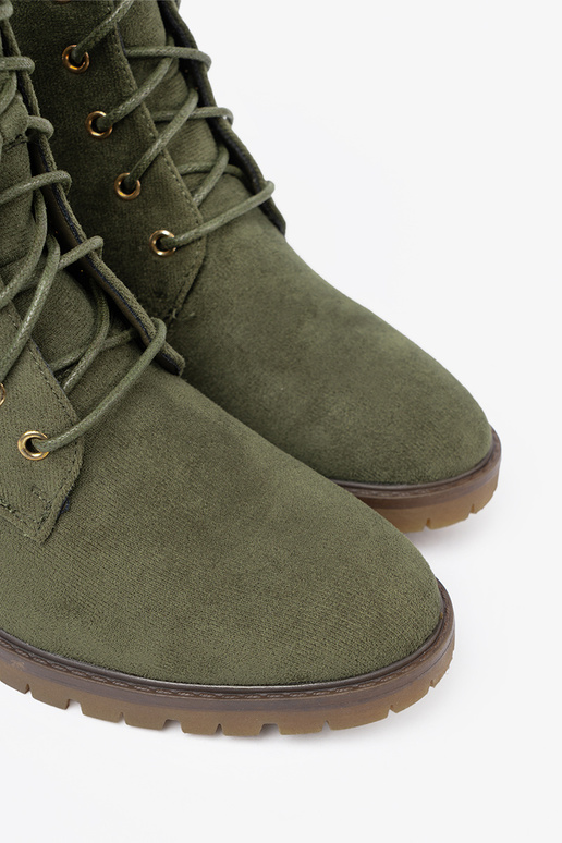 cor verde Sapatos femininos amarrado cor verde Sapatos femininos amarrado