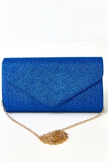 Bolsa de mão em forma de envelope azul Circle 2