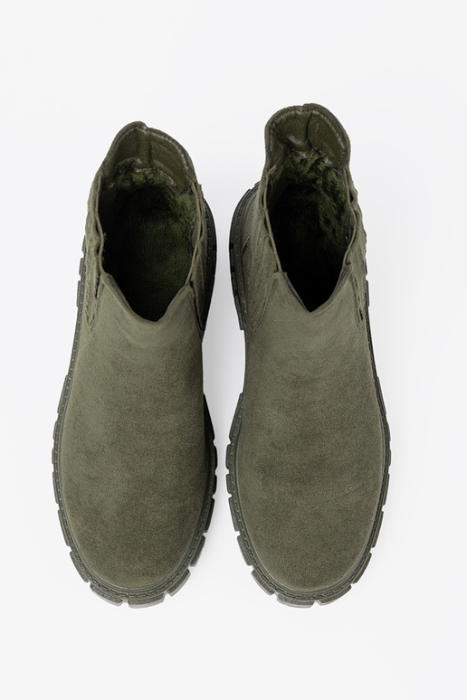 cor verde sapato z flexívelmi ParastaParakami