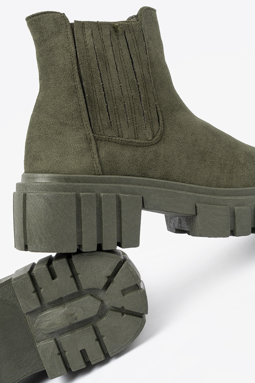 cor verde sapato z flexívelmi ParastaParakami