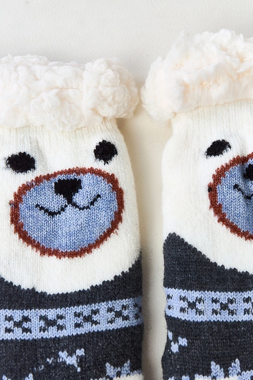 Meias grafite com pele Lotis Meias grafite com pele Lotis