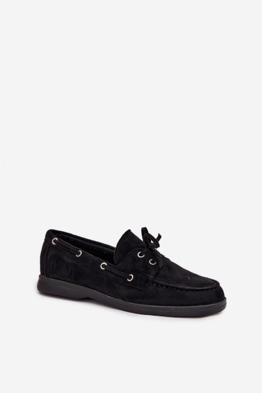 sapato mocassins femininos com detalhes elegantes cor preta Calivra sapato mocassins femininos com detalhes elegantes cor preta Calivra