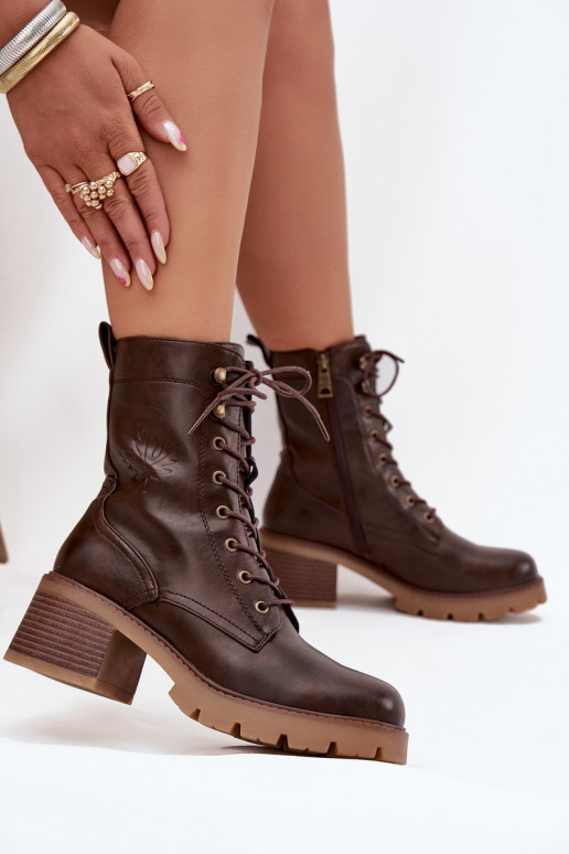Botins de trabalho Feminino Klocke aquecimento Vinceza 89136 cor marrom Botins de trabalho Feminino Klocke aquecimento Vinceza 89136 cor marrom