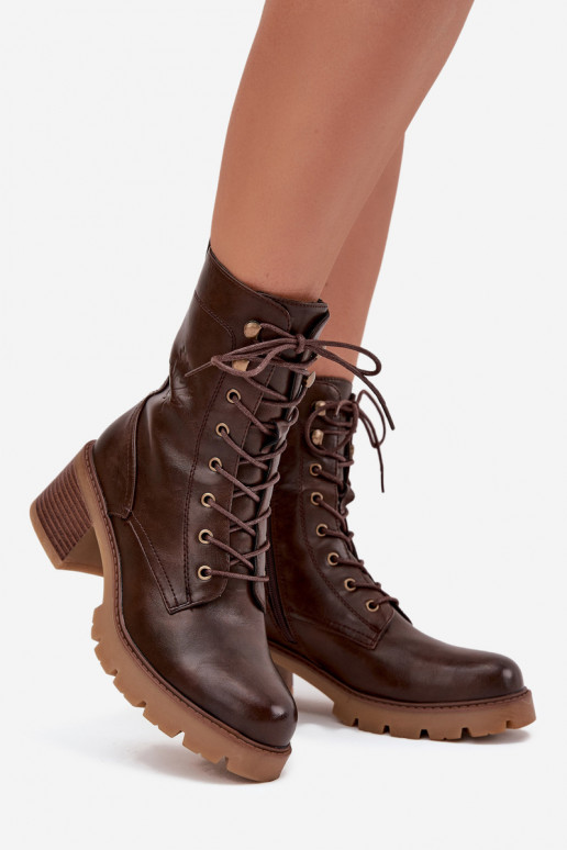 Botins de trabalho Feminino Klocke aquecimento Vinceza 89136 cor marrom Botins de trabalho Feminino Klocke aquecimento Vinceza 89136 cor marrom