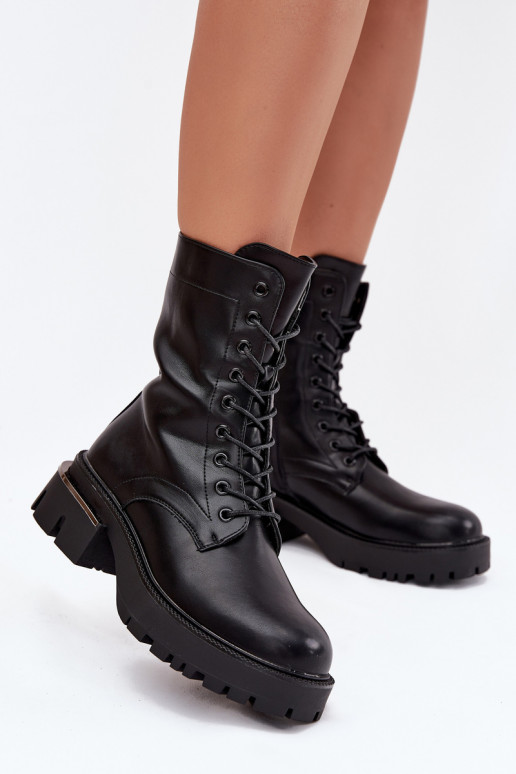 Botins de trabalho Feminino Klocke cor preta Alviora Botins de trabalho Feminino Klocke cor preta Alviora