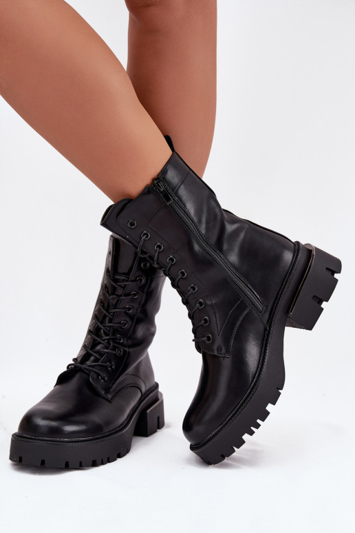 Botins de trabalho Feminino Klocke cor preta Alviora Botins de trabalho Feminino Klocke cor preta Alviora