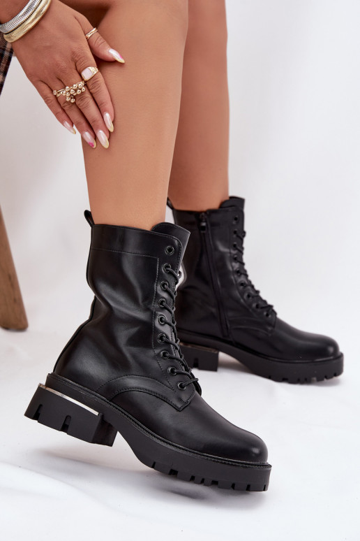 Botins de trabalho Feminino Klocke cor preta Alviora Botins de trabalho Feminino Klocke cor preta Alviora