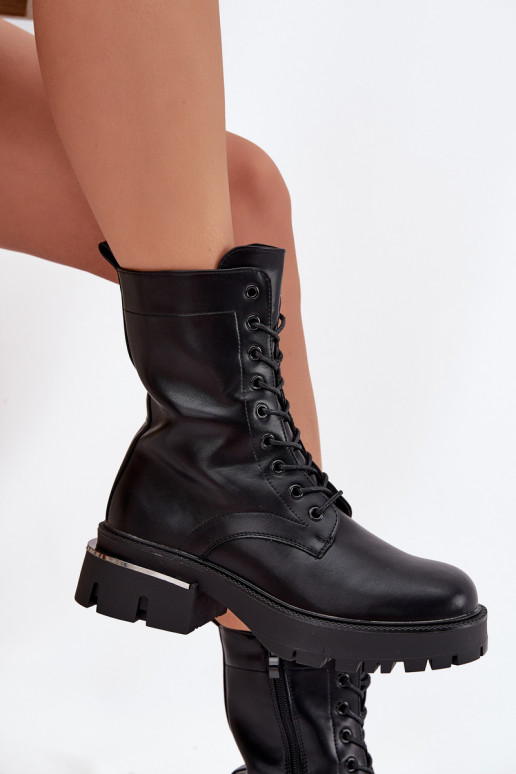 Botins de trabalho Feminino Klocke cor preta Alviora Botins de trabalho Feminino Klocke cor preta Alviora