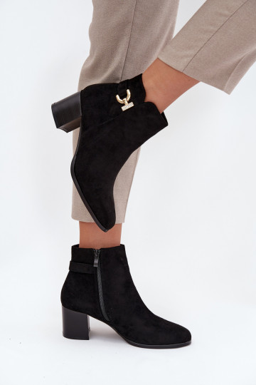 aquecimento Botas femininas Ze cor douradam Detalem cor preta Renora