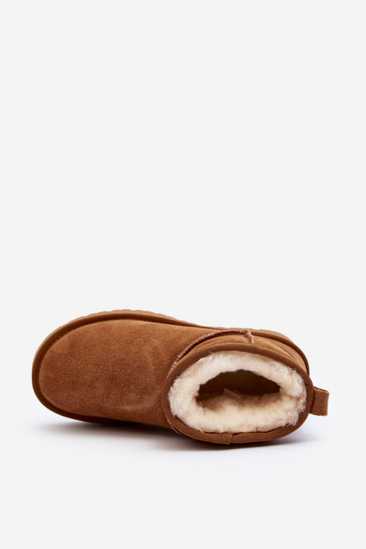Elegante de camurça Baixo Botas de neve cor marrom Nucca Elegante de camurça Baixo Botas de neve cor marrom Nucca