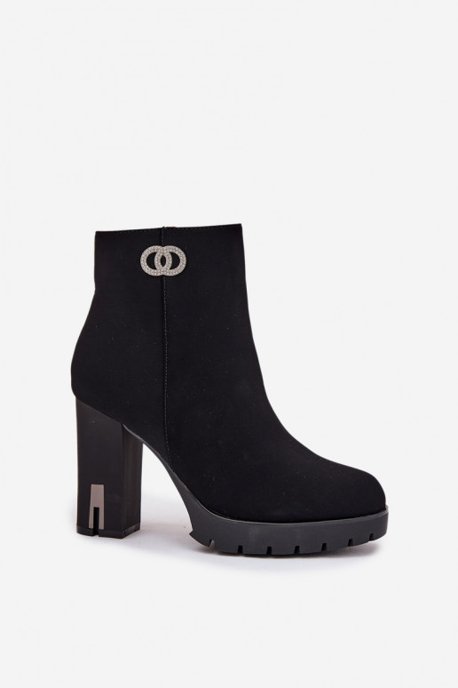 aquecimento Botas femininas Com decorações Detalem cor preta Vessara aquecimento Botas femininas Com decorações Detalem cor preta Vessara