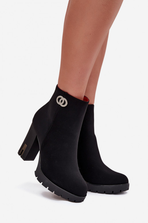 aquecimento Botas femininas Com decorações Detalem cor preta Vessara aquecimento Botas femininas Com decorações Detalem cor preta Vessara