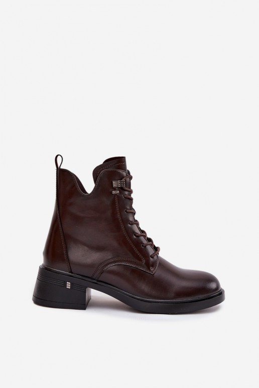 aquecimento Botas femininas Klocke Vinceza 58602 CzekoladoParae