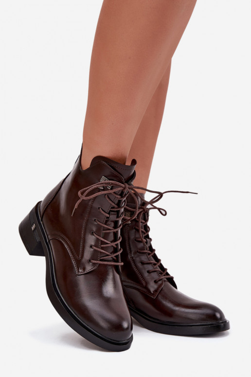 aquecimento Botas femininas Klocke Vinceza 58602 CzekoladoParae