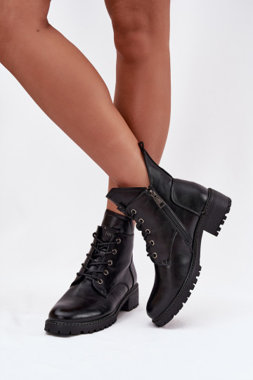 Botins femininos aquecidos Klocke Vinceza 58609, cor preta