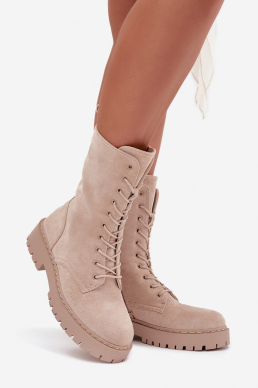 Botins de trabalho Feminino aquecimento bege Tem que serrvielle Botins de trabalho Feminino aquecimento bege Tem que serrvielle