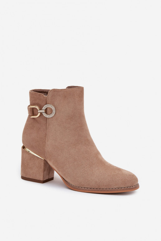 aquecimento Botas femininas Ze cor douradami Detalami com salto bege Dorisse aquecimento Botas femininas Ze cor douradami Detalami com salto bege Dorisse