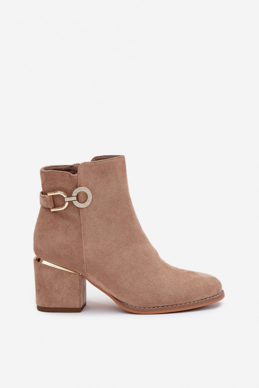 aquecimento Botas femininas Ze cor douradami Detalami com salto bege Dorisse aquecimento Botas femininas Ze cor douradami Detalami com salto bege Dorisse