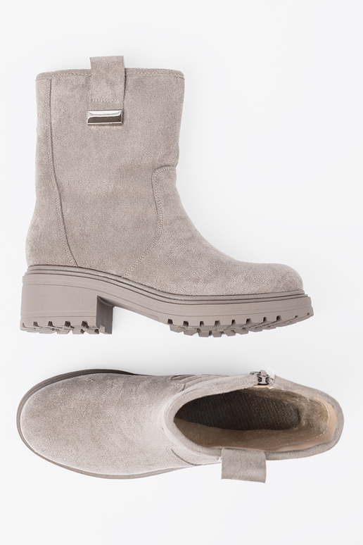 Conveniente cor cinza sapato na masyParanej podeszParaie