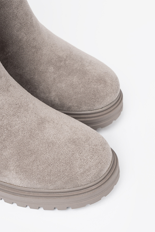 Conveniente cor cinza sapato na masyParanej podeszParaie