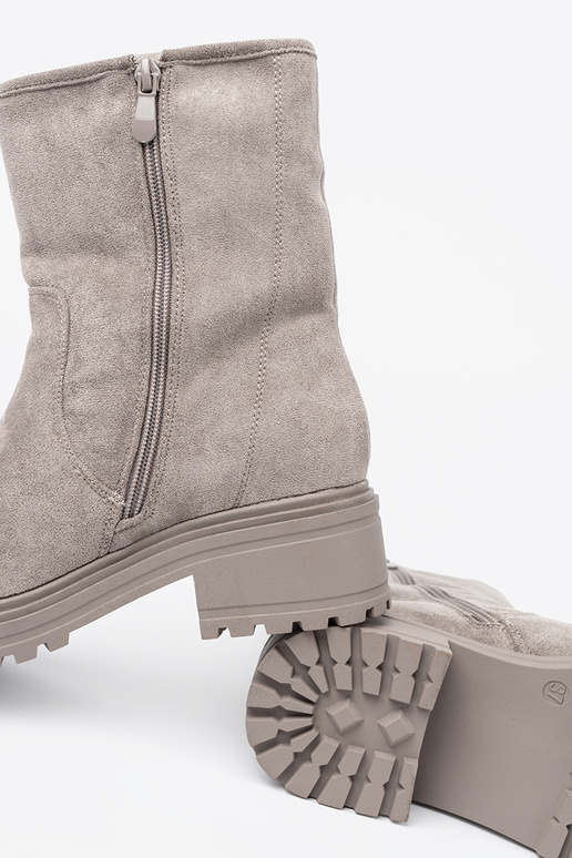 Conveniente cor cinza sapato na masyParanej podeszParaie