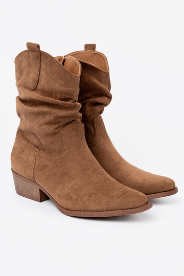 cor marrom Sapatos femininos o klasycznym kroju