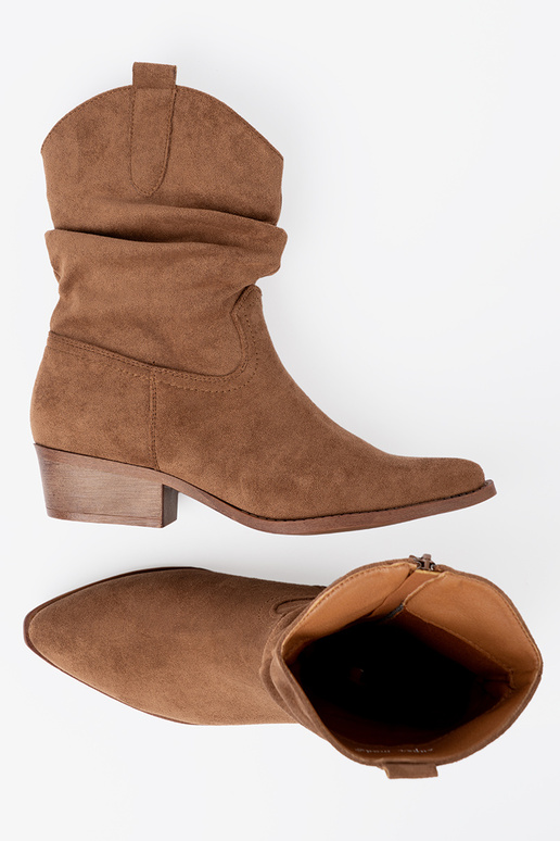 cor marrom Sapatos femininos o klasycznym kroju