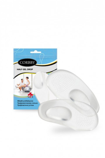 CORBBY Palmilhas de gel para dedos dos pés