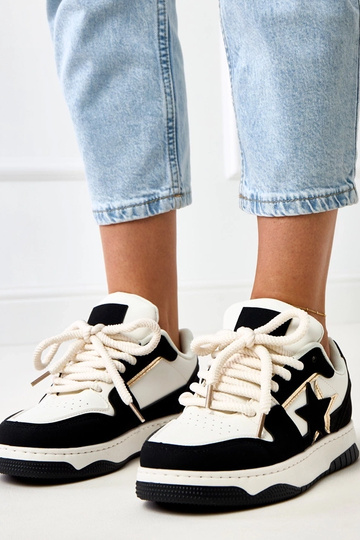 Tênis plataforma preto e...