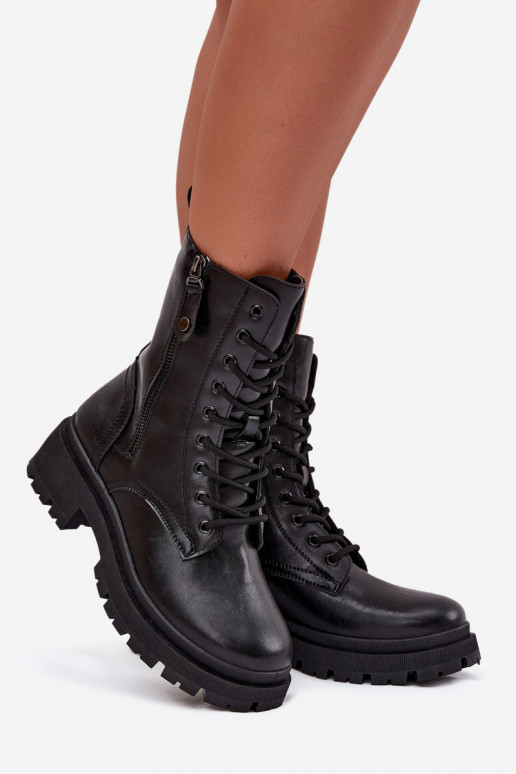 Botins de trabalho Feminino aquecimentoPodParaójnym Zamkiem cor preta Perlina