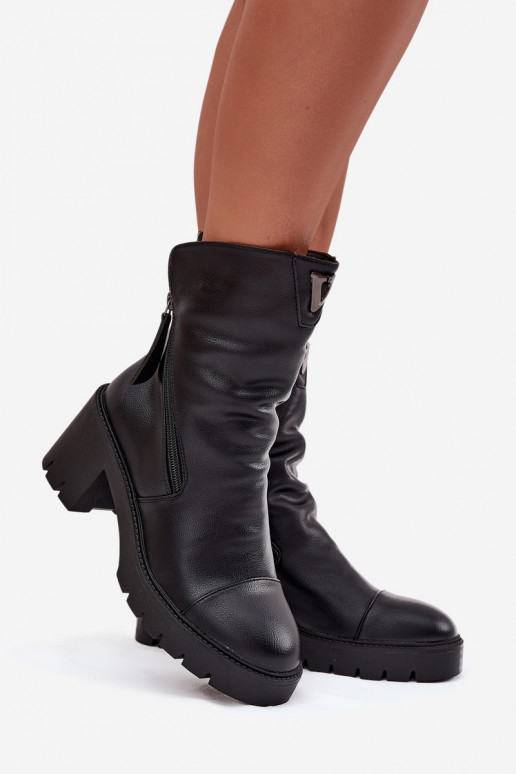 aquecimento Botas femininas Em saltos enormesPodParaójnym Zamkiem Vinceza 58605 cor preta aquecimento Botas femininas Em saltos enormesPodParaójnym Zamkiem Vinceza 58605 cor preta