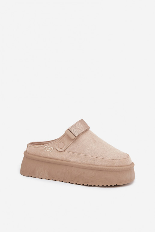 Botas de neve Feminino com uma plataformacom fecho adesivoem cor de marfim Jorielle Botas de neve Feminino com uma plataformacom fecho adesivoem cor de marfim Jorielle
