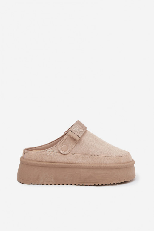 Botas de neve Feminino com uma plataformacom fecho adesivoem cor de marfim Jorielle Botas de neve Feminino com uma plataformacom fecho adesivoem cor de marfim Jorielle