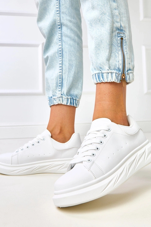 Tênis brancos com plataforma "Rosier"