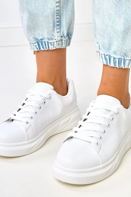 Tênis brancos com plataforma "Rosier"