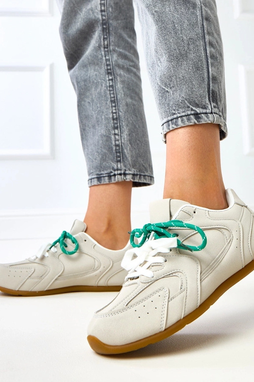 Ténis cinzas com cadarços duplos Casey Ténis cinzas com cadarços duplos Casey