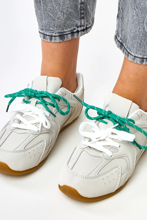 Ténis cinzas com cadarços duplos Casey Ténis cinzas com cadarços duplos Casey