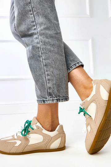 Ténis areia com cadarços... 2