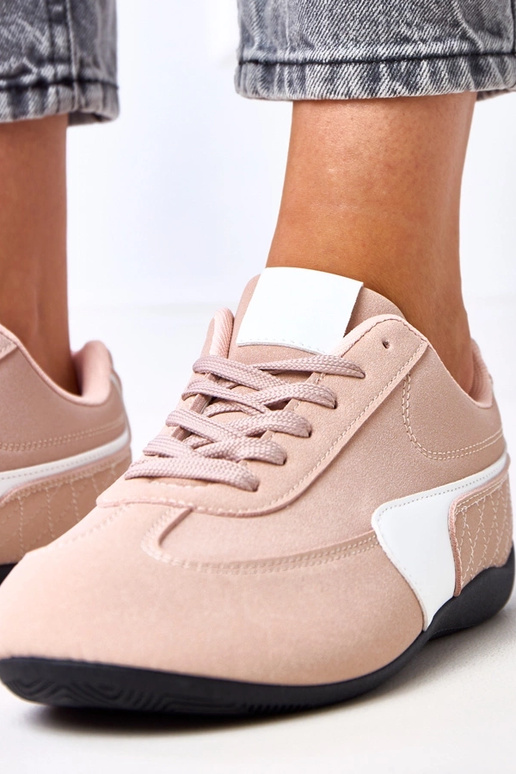 Ténis rosas com detalhe branco Manaar Ténis rosas com detalhe branco Manaar