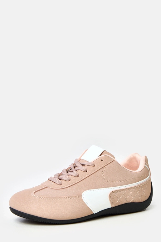 Ténis rosas com detalhe branco Manaar Ténis rosas com detalhe branco Manaar