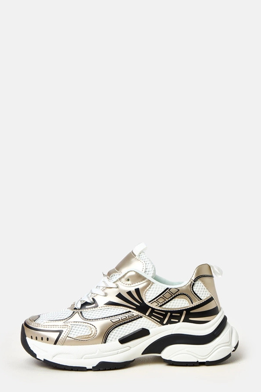 Ténis dourados com sola robusta Tims Ténis dourados com sola robusta Tims