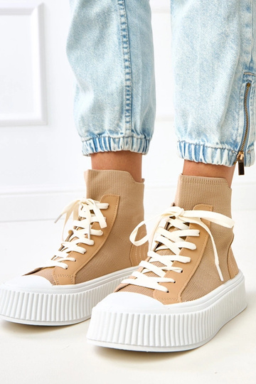 Tênis slip-on marrons tipo...