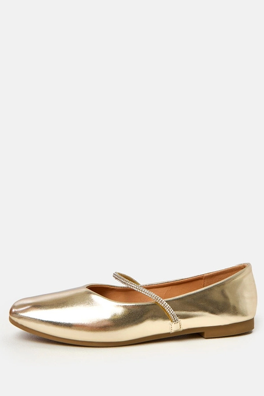 Bailarinas douradas com fita... Bailarinas douradas com fita...