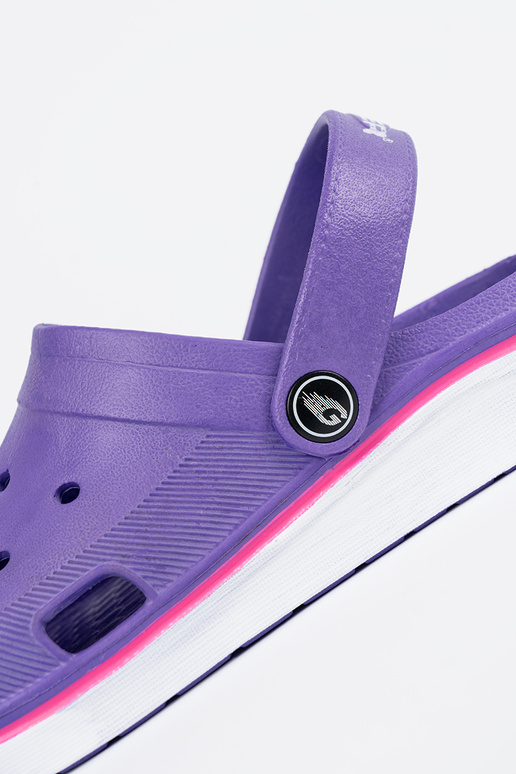 Cor violeta sapato typu Crocs Cor violeta sapato typu Crocs