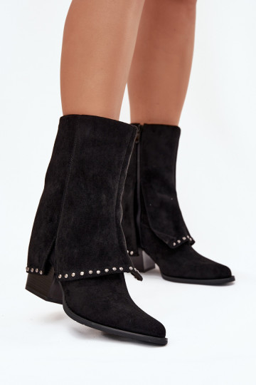 Botas quentesEMyParainiętą CholeParaką Vinceza 16516 cor preta 2